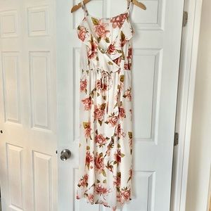 High-Low floral dress